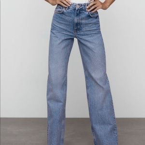 NEW Zara Wide Leg Jeans